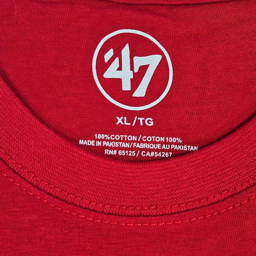 Los Angeles Angels Simmons #2‎ MLB 47 Brand Red T-Shirt Mens XL